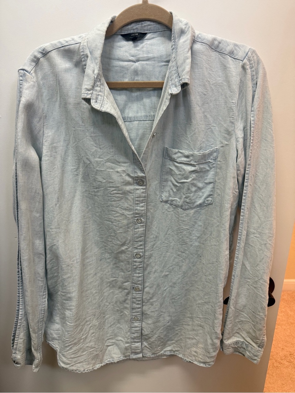 Joe's Jeans Light Blue Women's Button-Down Shirt